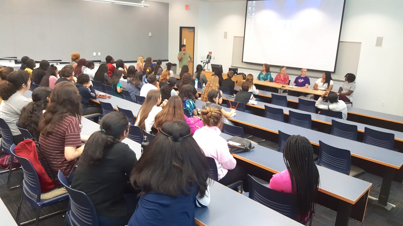 Photo of the Girls Who Code Panel 2018 at FIU