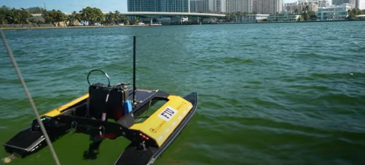 Robot on Biscayne Bay