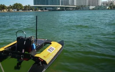 Why are robots roaming Biscayne Bay?