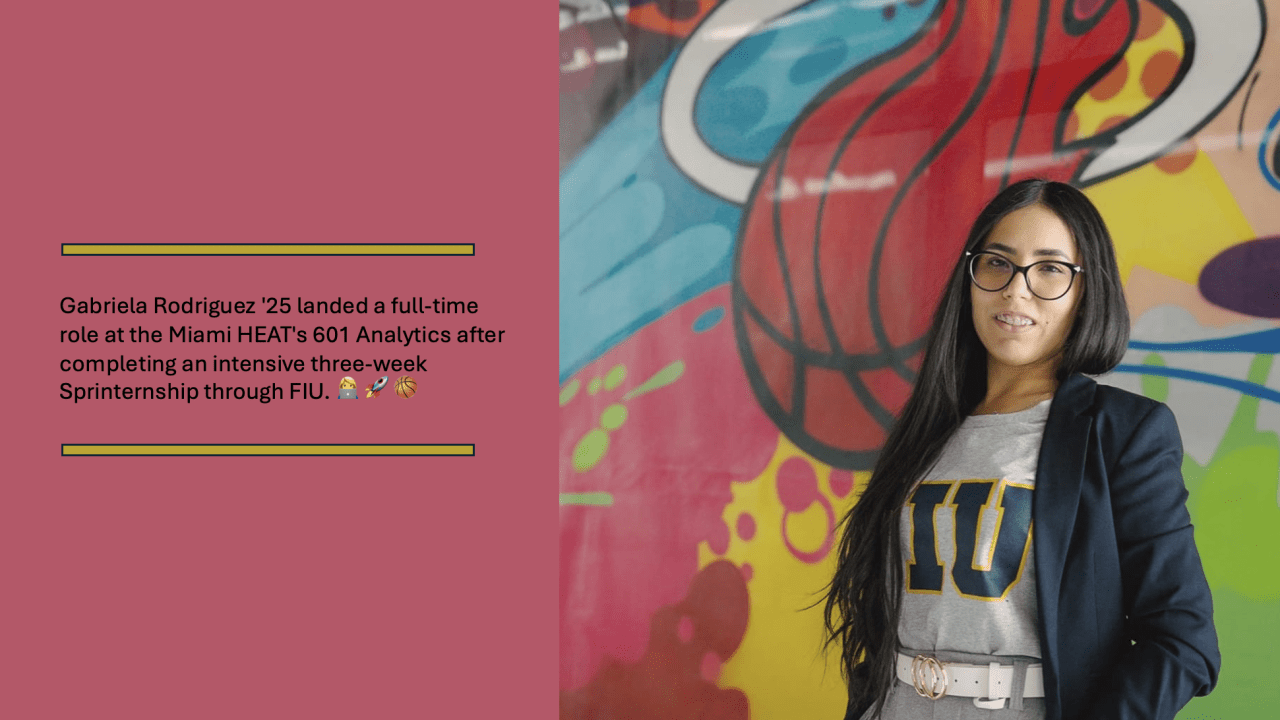 Miami Heat FIU Sprinternship